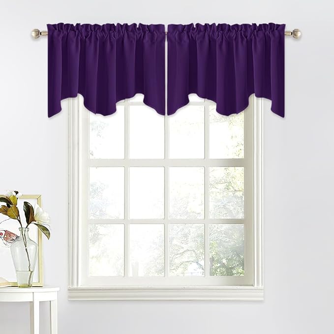 NICETOWN Blackout Window Treatment Valances by NICETOWN
