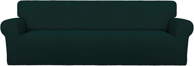 PureFit Super Stretch 4 Seater Sofa Slipcover – Spandex Non Slip Soft Couch by PureFit
