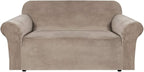 H.VERSAILTEX Stretch Velvet Loveseat Covers by HVERSAILTEX