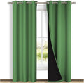 NICETOWN Forest Green Full Shade Curtain Panels, Pair of Thermal Insulated & by NICETOWN