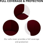 PureFit Super Stretch Sofa Slipcover – Spandex Non Slip Soft Couch Sofa Cover - Image 4