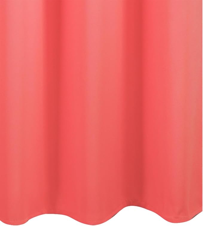 LEMOMO Coral Blackout Curtains 42 x 54 Inch Length Set of 2 Panels Grommet - Image 8