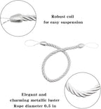 BEL AVENIR Curtain Ropes Tiebacks Tie-Backs, Curtain Handmade Holdbacks - Image 2