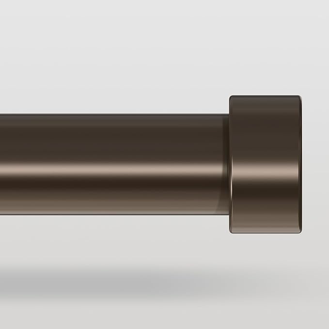VOIIY Bronze Curtain Rods for Windows 48 to 84 Inch, Size:36-88 Inch, Antique by VOIIYCurtainRods
