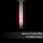 LEMOMO Blackout Curtains 66 x 72 Inch Long Red Curtains Set of 2 Panels Room - Image 3
