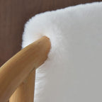 ORINOVA White Faux Bunny Fuzzy Fur Rugs - Image 6