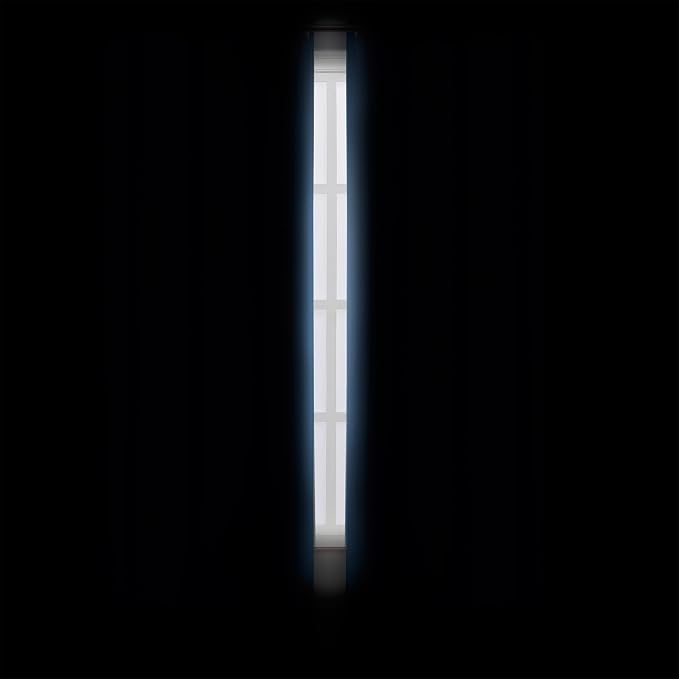 LEMOMO Sky Blue Blackout Curtains 42 x 54 Inch Length Set of 2 Panels Grommet - Image 3