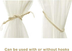 BEL AVENIR Curtain Rope Tiebacks, Drapery Rope Holdbacks - Image 5