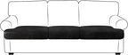 Leather Look Couch Cushion Covers Sofa Seat Slipcovers Sets Couches Furniture by ANARACHON