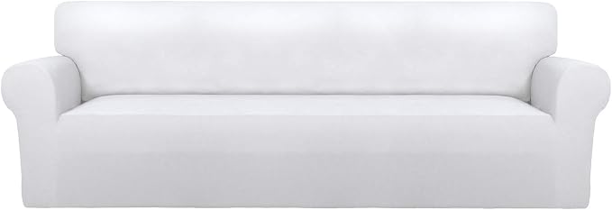PureFit Super Stretch 4 Seater Sofa Slipcover – Spandex Non Slip Soft Couch by PureFit