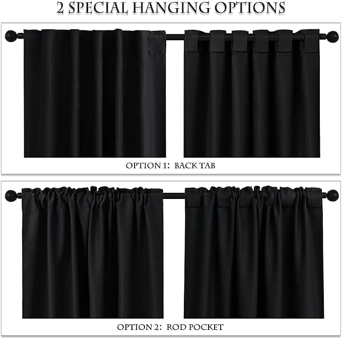 PONY DANCE Blackout Curtains for Kitchen - Image 2