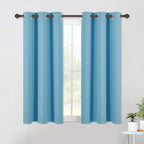 NICETOWN Teal Blue Blackout Curtain Panels by NICETOWN