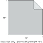 HIMEET Off White Ribbed Queen Size Blanket - Image 10