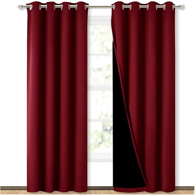 NICETOWN 100% Blackout Cold Blocking Curtains by NICETOWN