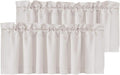 H.VERSAILTEX Blackout Valances for Windows, Kitchen Window Valance Curtains for by HVERSAILTEX