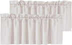 H.VERSAILTEX Blackout Valances for Windows, Kitchen Window Valance Curtains for by HVERSAILTEX