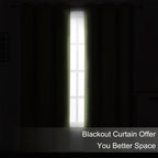 LEMOMO Blackout Curtains 52 x 84 inches Long Sage Green Curtains Set of 2 - Image 3