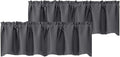 Chyhomenyc Blackout Valances for Windows, Short Window Valance Curtains for by Chyhomenyc