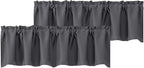 Chyhomenyc Charcoal Grey Valances by Chyhomenyc