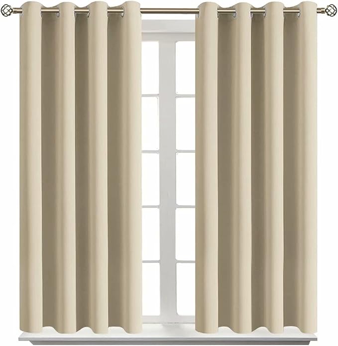 BGment Room Darkening Curtains 45 Inches Long by BGment