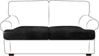Leather Look Couch Cushion Covers Sofa Seat Slipcovers Sets Couches Furniture by ANARACHON