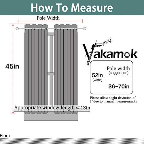 Yakamok Blackout Curtains Room Darkening Thermal Insulated - Image 7