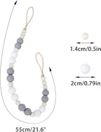 2 Pieces Wood Bead Curtain Tieback Boho Curtain Tiebacks Curtain Holdbacks - Image 7