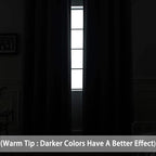 Yakamok Burnt Orange Curtains 84 Inches Length Blackout Curtain - Image 6