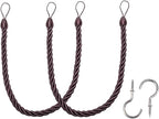 BEL AVENIR Curtain Ropes Tiebacks Tie-Backs, Curtain Handmade Holdbacks by BELAVENIR