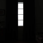 Yakamok Gray 100% Blackout Curtains 45 Inches Long, Full Light Blocking Thermal - Image 9