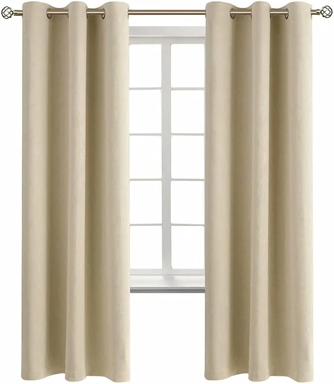 BGment Room Darkening Curtains 72 Inches Long by BGment