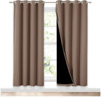 NICETOWN Living Room Completely Shaded Draperies, Privacy Protection & Noise by NICETOWN