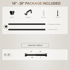 Lootkell Modern Black Curtain Rods - Image 9
