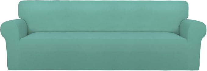 PureFit Super Stretch 4 Seater Sofa Slipcover – Spandex Non Slip Soft Couch by PureFit