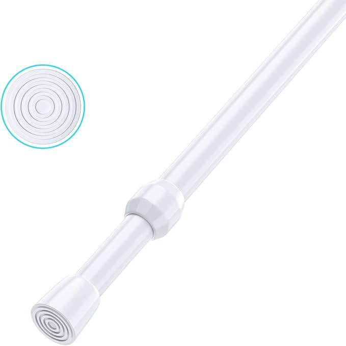 AIZESI 1pcs Tension Curtain Rod Spring Tension Rod Short Curtian Rods No - Image 9