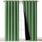 NICETOWN Full Shade Curtain Panels, Forest Green, 70 x 84 inch, Pair of Energy - Image 2