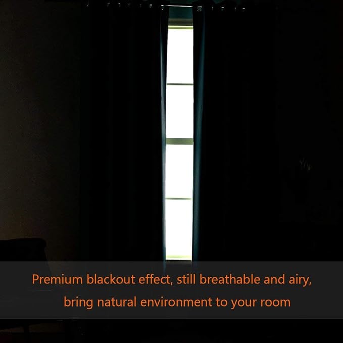 H.VERSAILTEX Blackout Patio Curtains 100 x 96 Inches - Image 6