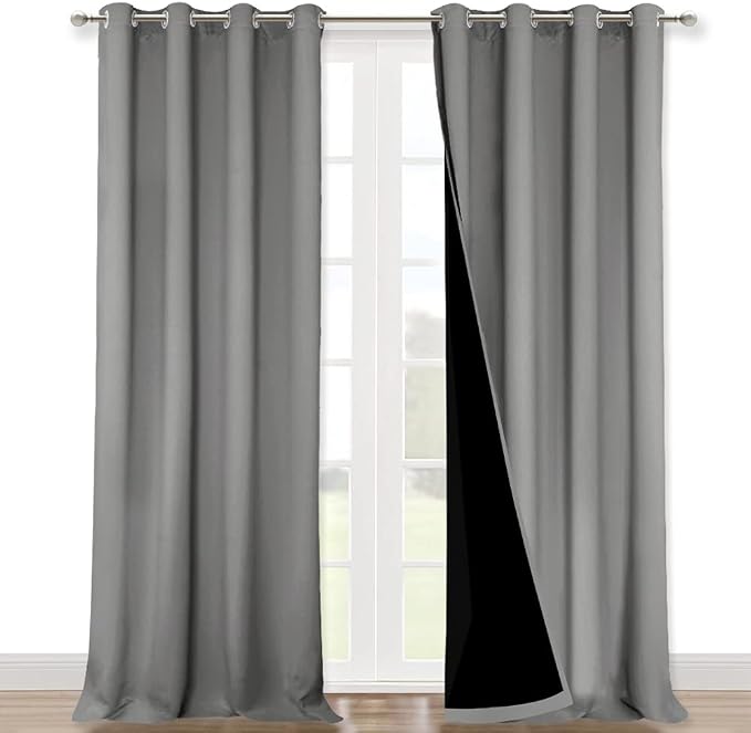 NICETOWN Total Shade Curtains and Draperies, Heavy-Duty Full Light Shading by NICETOWN