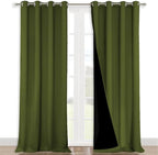 NICETOWN Full Shading Curtains 90" Long 2 Panels Set by NICETOWN