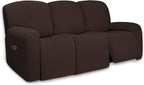 PureFit Super Stretch 3 Seats Recliner Chair Sofa Couch Cover by PureFit