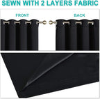 NICETOWN Extra Long Truly Blackout Drapes - Image 5