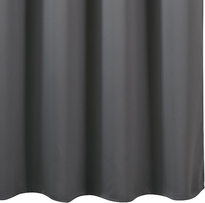LEMOMO Blackout Curtains 66 x 54 Inch Long Frost Grey Curtains Set of 2 Panels - Image 8