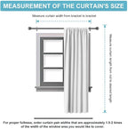 RYB HOME Curtains for Bedroom Living Room 72 inches Long, Thermal Insulated - Image 7