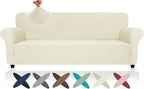 ZNSAYOTX Oversized Super Stretch Couch Cover, New Striped Sofa Covers by ZNSAYOTX