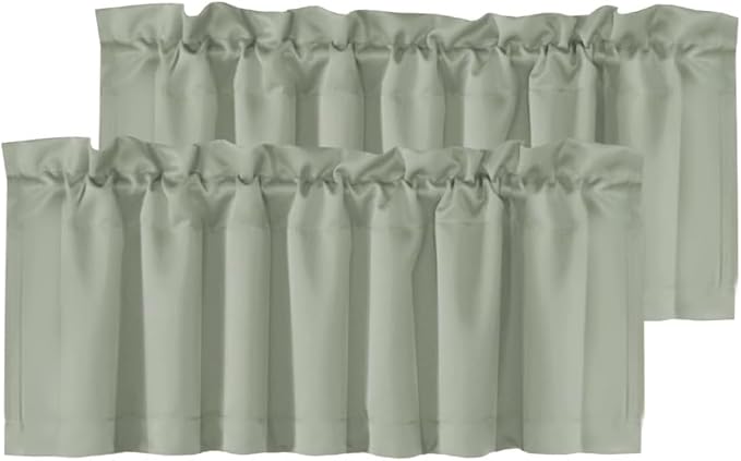 H.VERSAILTEX 2 Panels Blackout Valances by HVERSAILTEX