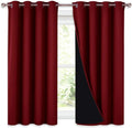 NICETOWN Kitchen Full Blackout Curtain Panels, Super Thick and Soft Insulated by NICETOWN