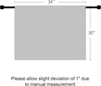 RYB HOME Basement Bathroom Kitchen Cafe Privacy Curtains, Short Insulating - Image 8
