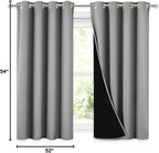 NICETOWN 100% Blackout Curtains - Image 9