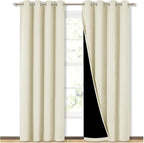 NICETOWN Living Room Completely Shaded Draperies, Privacy Protection & Noise by NICETOWN