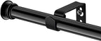 Standard Decorative Window Curtain Rods 30 to 88 Inch, 5/8 Inch Diameter Small by Alskarhem